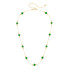 Canvas Margaret Dainty Clover Necklace - Green