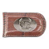 Zep-Pro South Carolina Gamecocks Leather Magnetic Money Clip Wallet - Croc Brown