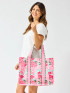Mary Square Monaco Tote Bag - Petal Perfect Pink