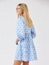 Mary Square Women's Cooper Dress - Botanica Blooms Blue