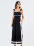 Mary Square Women's Whitley Beach Pants - Black/White