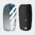 Adidas F50 Soccer Club Shin Guards - White/Carbon