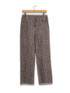 Simply Southern Women's Denim Leopard Print Pants