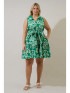 Sugar Lips Plus Size Women's Zady Sleeveless Mini Dress - Kelly Cream