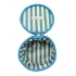 Laura Park Rosemary Indigo Round Jewelry Case