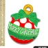 DK Designs Red Dot Christmas Bulb Mini