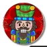 DK Designs Red Nutcracker Circle Mini