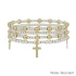 Meghan Browne Style Hali Bracelet - Silver Gold