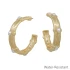 Meghan Browne Style Toto Earrings - Gold Pearl