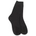World's Softest Socks Women's Weekend Cable Mini Crew - Black