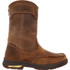 Georgia Boot Athens SuperLyte Alloy Toe Waterproof Wellington Pull-On-Brown