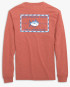 Southern Tide Men's Long Sleeve Original Skipjack Tee - Heather Dusty Coral