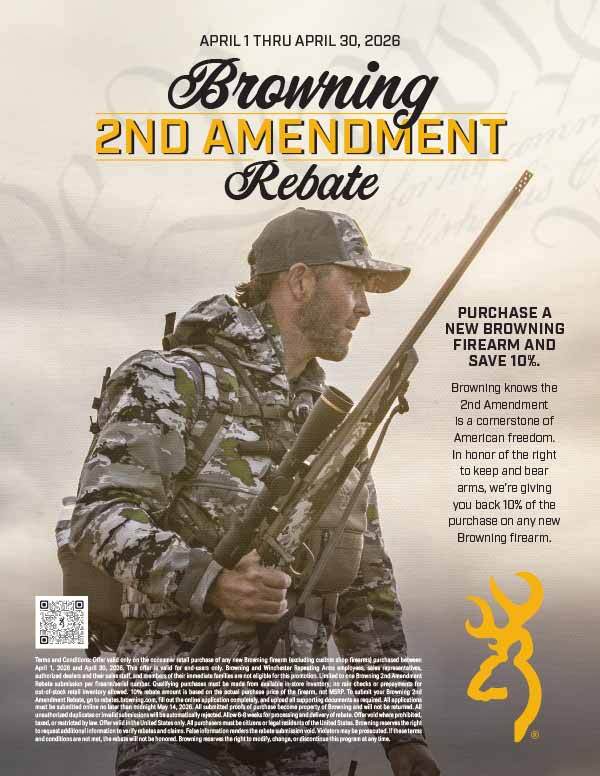 Browning April Rebate