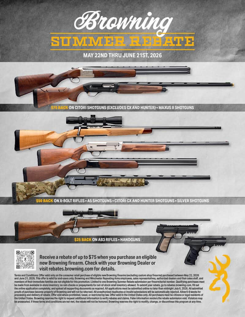 Browning Rebate