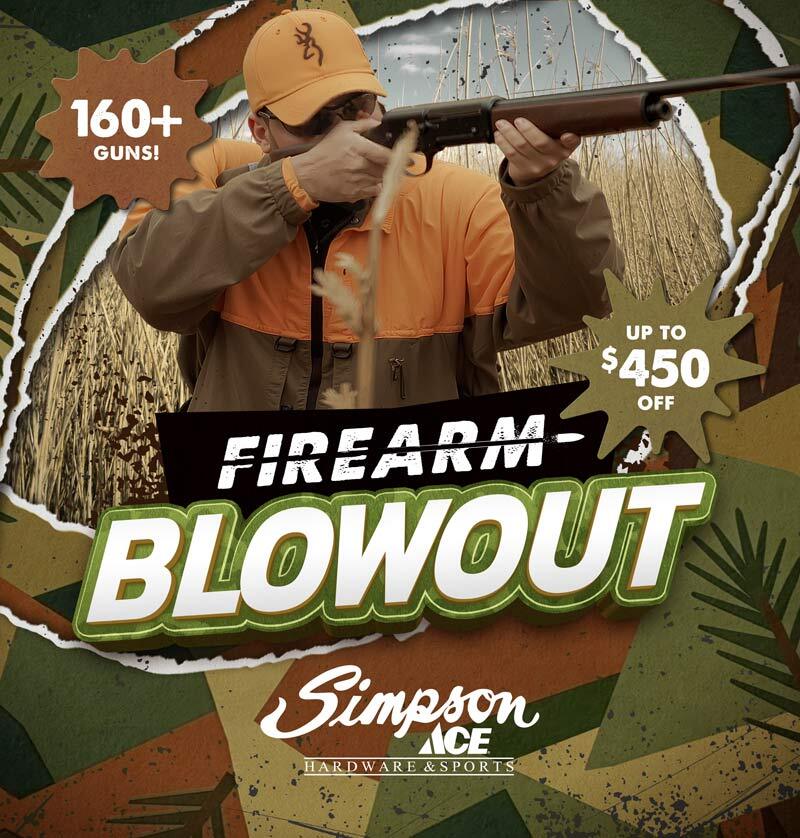Simpson's Firearm Blowout: 160+ Guns & Accessories up to $450 OFF!
