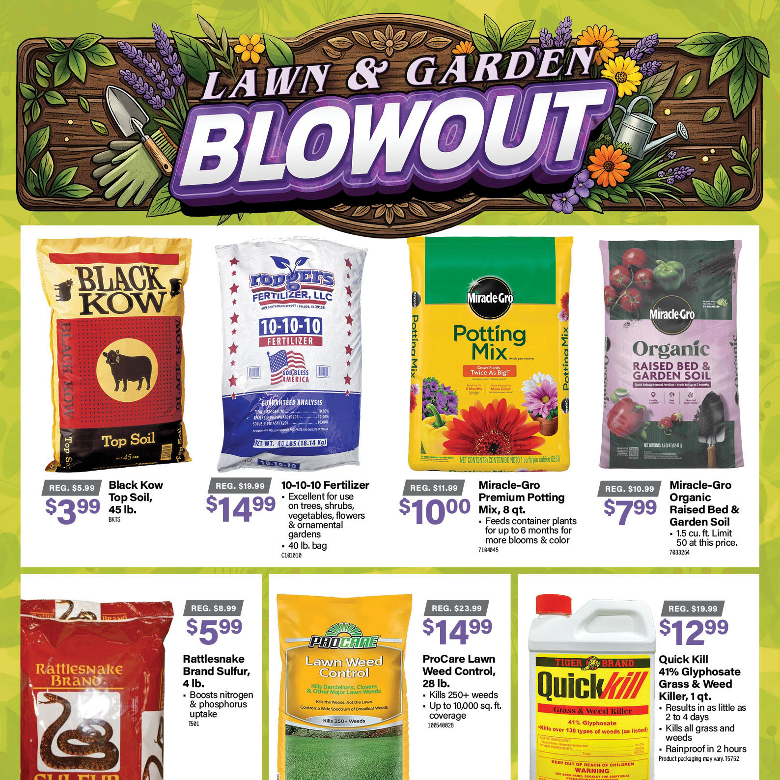 Better Blooms Start Here: Sale on fertilizers through 6/20