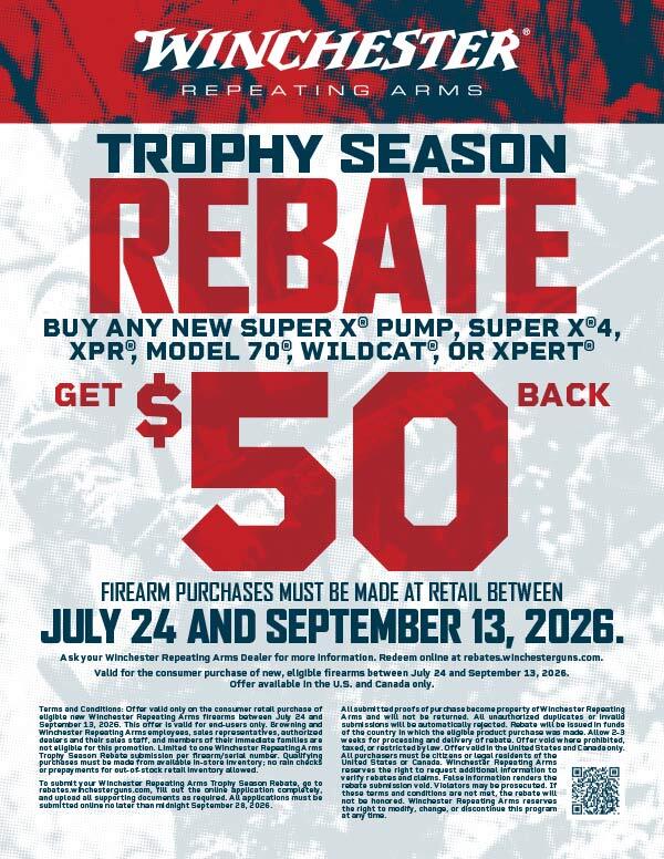 Winchester Rebate