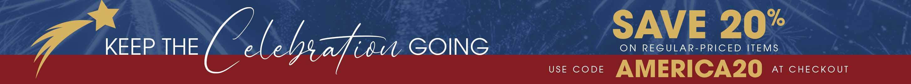 4th of July 25% Off Sale