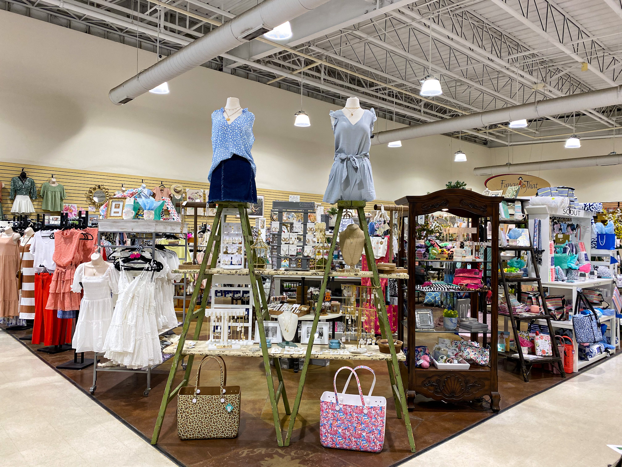 Women's clothing department at Simpson Hardware & Sports at Wesmark Blvd., Sumter, SC