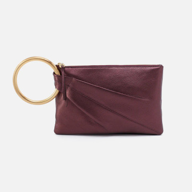 Hobo Sheila Ring Clutch - Frosted Plum