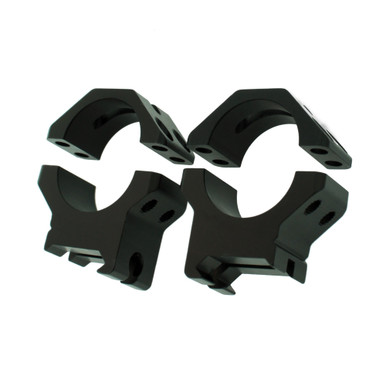 Heavy Duty - Weaver 1\" Six Hole Tactical High Rings Matte Black MPN...