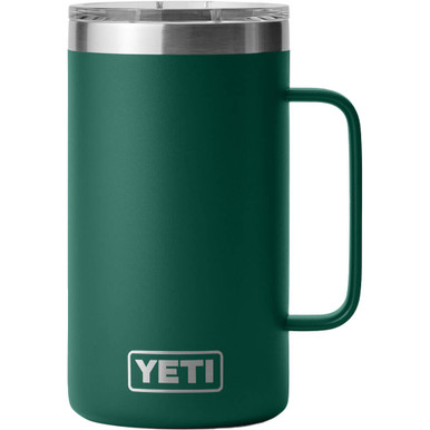 Yeti 24oz Rambler Mug with Magslider Lid - Black Forest Green