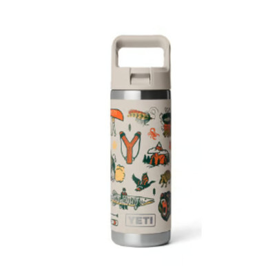 【限定色】YETI 18oz bottle with Straw Cap Yeti Rambler 18oz Bottle with Straw Cap - Cape Summer Camp