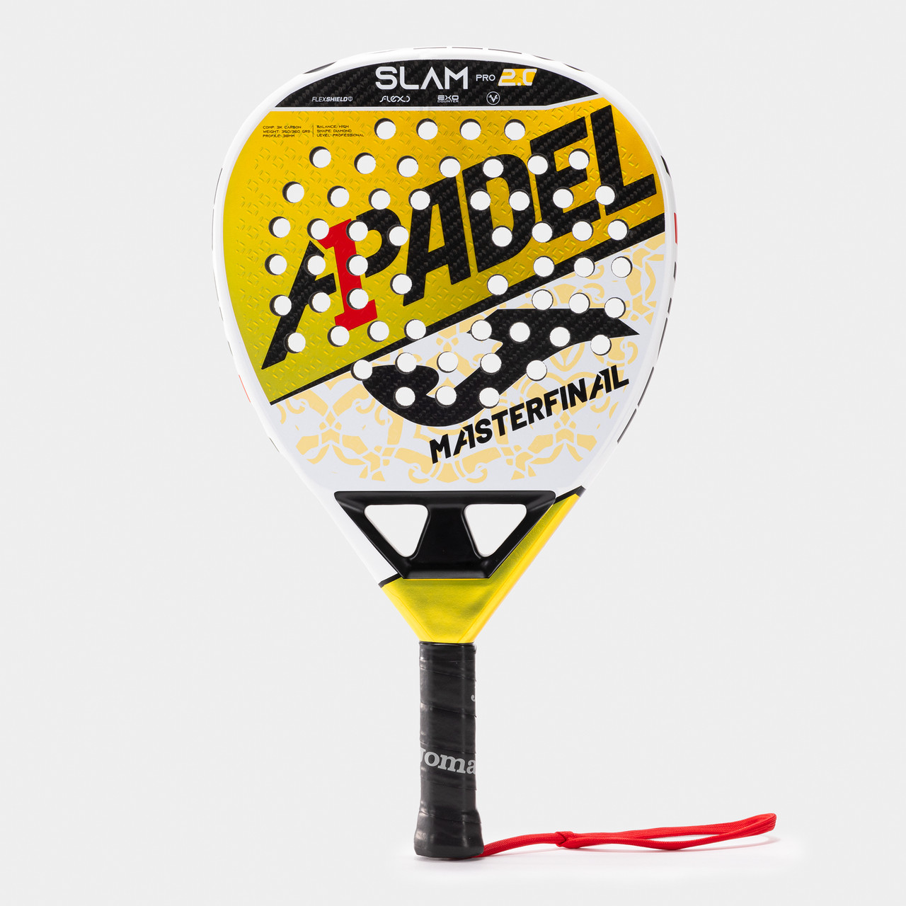 SLAM PRO PADDLE RACKET WHITE GOLD Only Sport Ltd