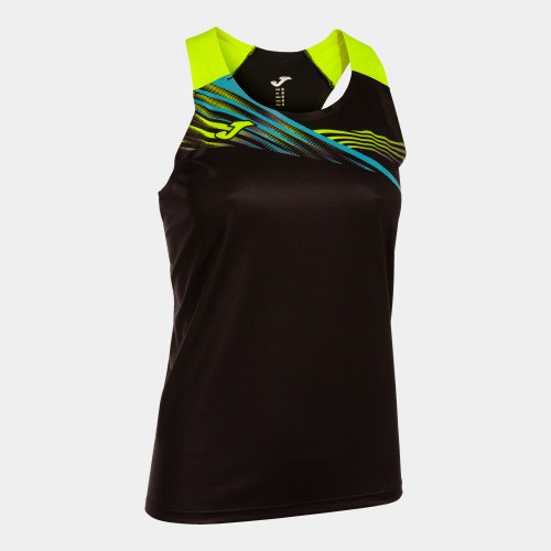 JUNIOR ELITE X TANK TOP BLACK FLUOR YELLOW