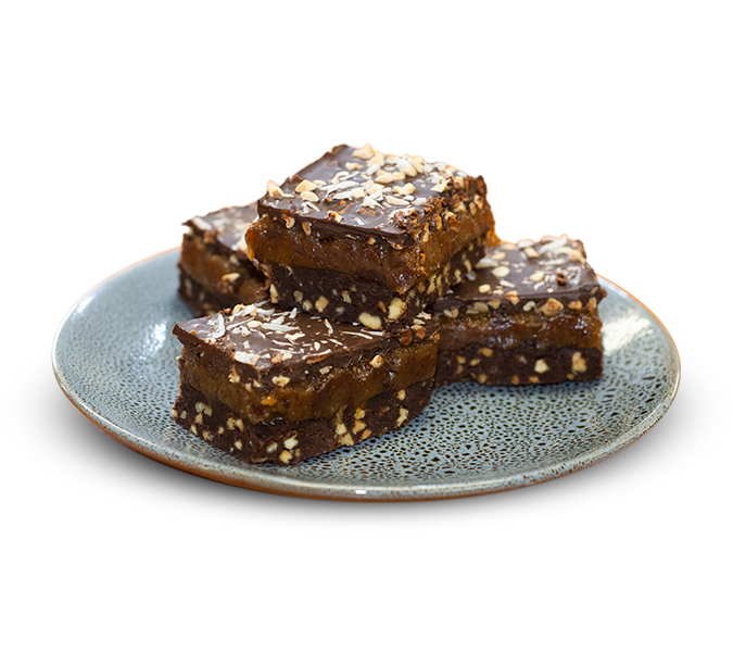 Nutty Chocolate Slice