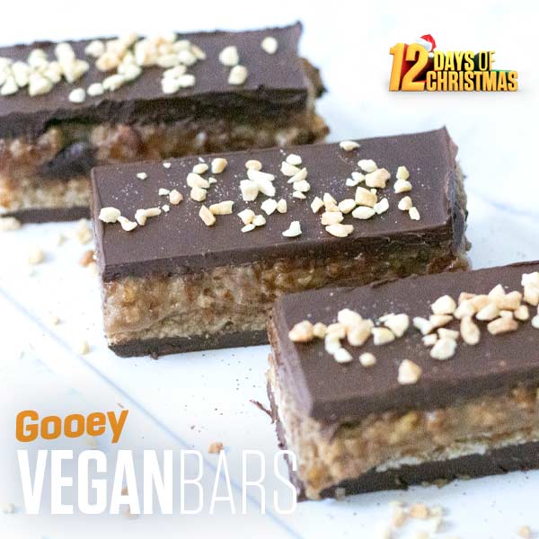 12 Days of Christmas - Gooey Vegan Bars