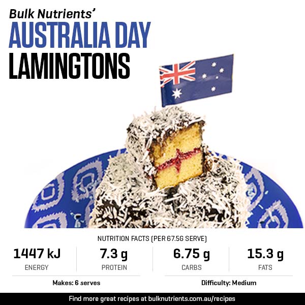 Australia Day Lamingtons