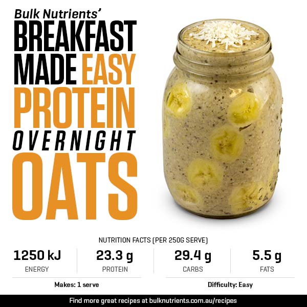 Breakfast Made Easy - Protein Overnight Oats