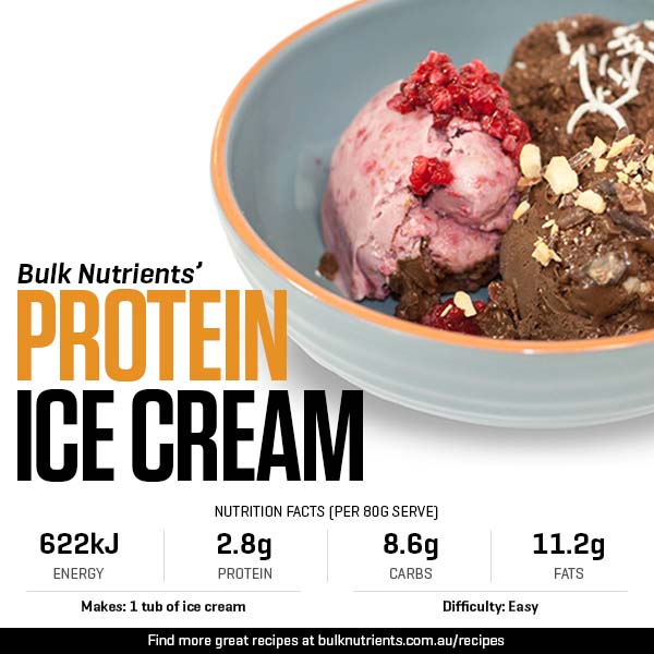 Bulk Nutrients Protein Ice Cream