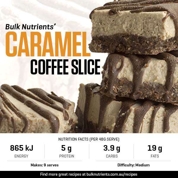 Caramel Coffee Slice