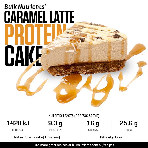 Caramel Latte Protein Cake