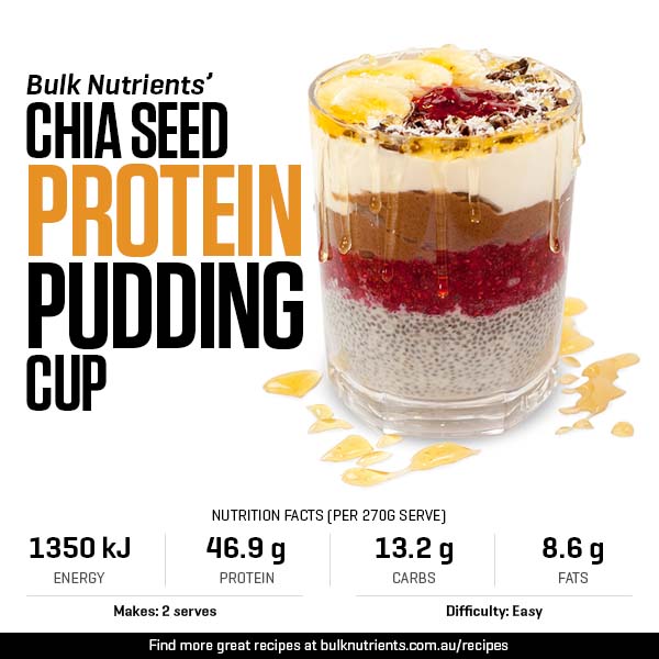 Chia Seed Protein Pudding Cup