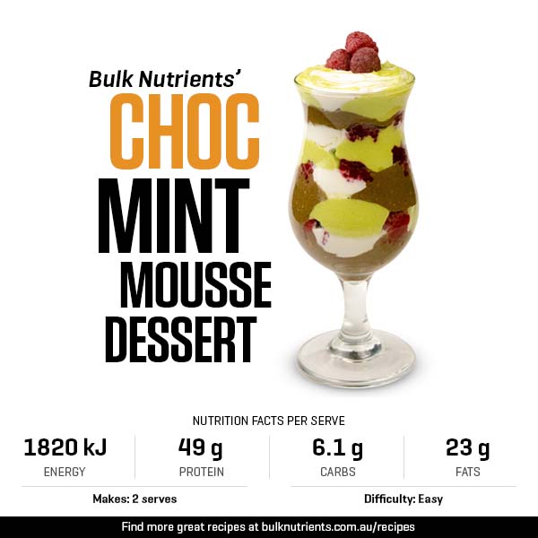 Choc Mint Mousse Dessert