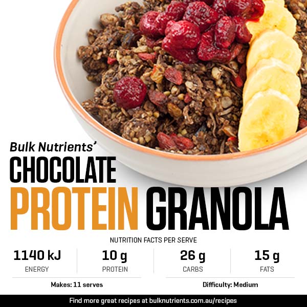 Chocolate Protein Granola