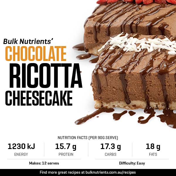 Chocolate Ricotta Cheesecake