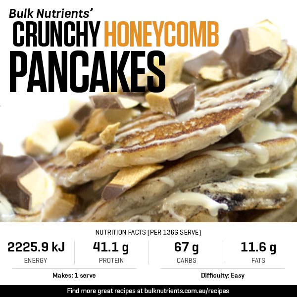 12 Days Of Christmas - Crunchy Honeycomb Pancakes