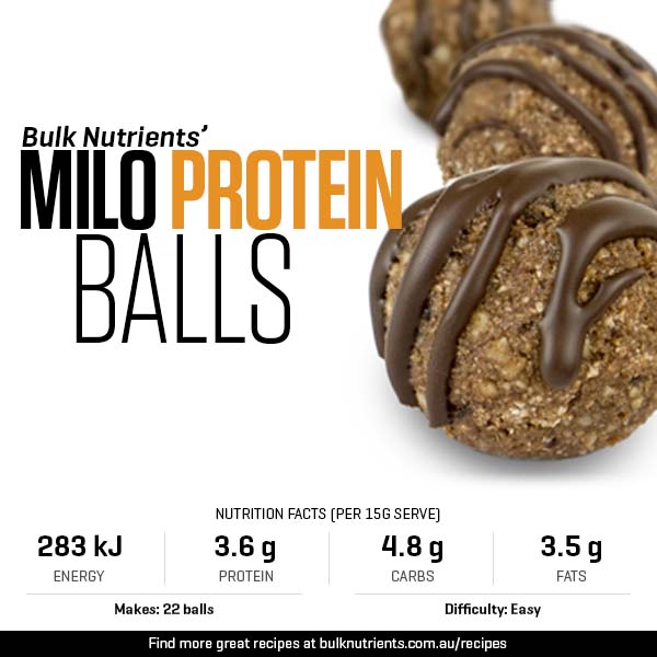 Milo Protein Balls