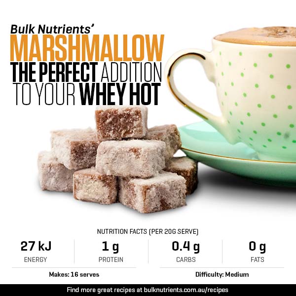 Our marshmallow - The perfect addition to your Whey Hot