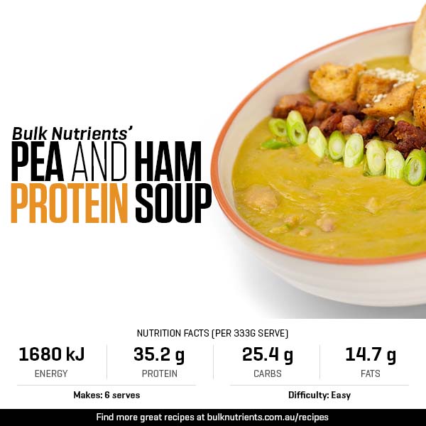Pea and Ham Protein Soup