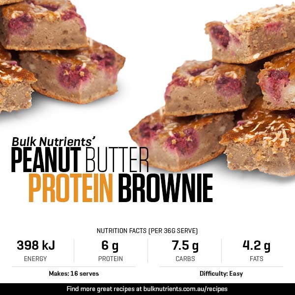 Peanut Butter Protein Brownie