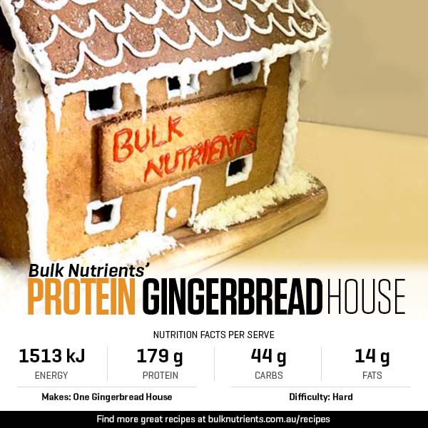 Protein Gingerbread House