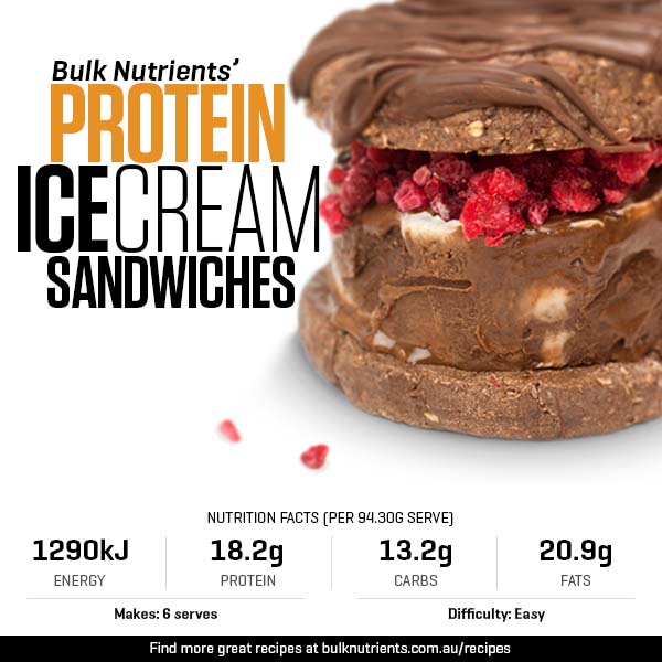 Protein Ice Cream Sandwiches