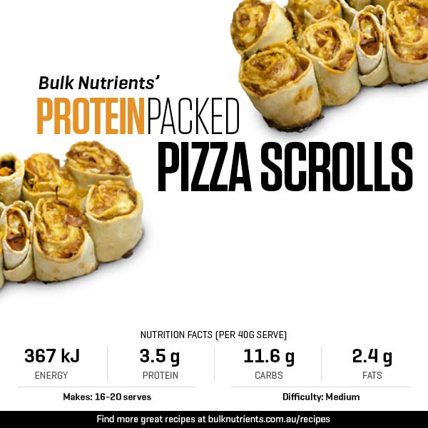 Protein-Packed Pizza Scrolls