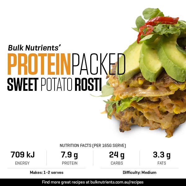 Protein-packed Sweet Potato Rosti