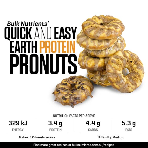 Quick And Easy Earth Protein Pronuts